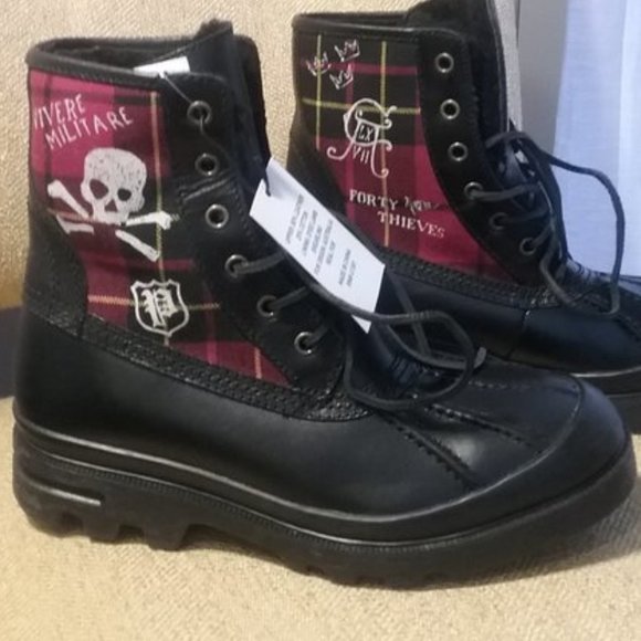 Polo Ralph Lauren Other - Polo Ralph Lauren Boots, Leather Plaid, New! 14